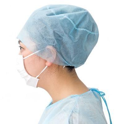 Disposable Lightweight PP Non-Woven/SMS Doctor Cap Single-Use Cap for Medical Use Without Elastic
