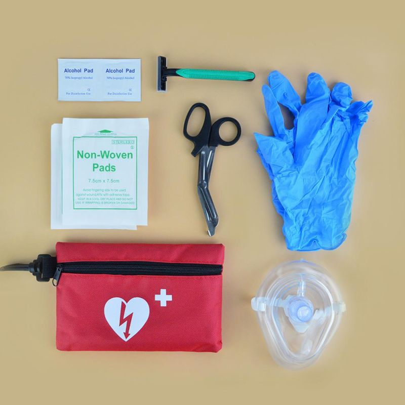 Aed Rescue Kit Mini CPR First Aid Kit