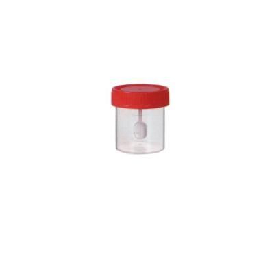 40ml Screw Cover Disposable Plastic PP Material Medical Test Stool Cup with Scale