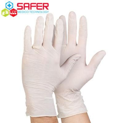 Latex Examination Glove with Box Powdered and Powder Free