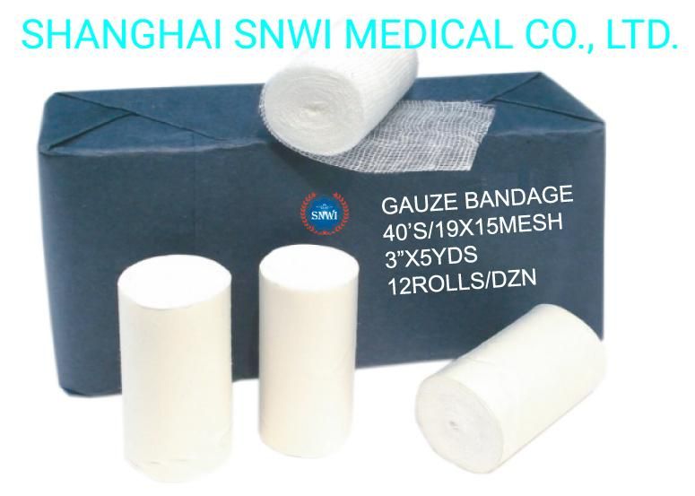 Medical Supplies Wound Dressing Jumbo 100% Absorbent Bleached Gauze Roll