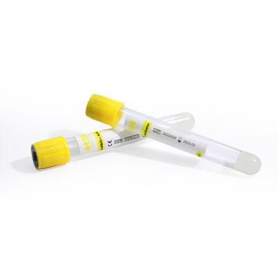 New Style Gel &amp; Clot Activator Tube / Yellow Top Activator Blood Collection Test Tubes