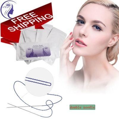 Absorbable Suture Barbed 3D Cog Two Cannula Needle Meso Face Lifting Pdo Thread Korea