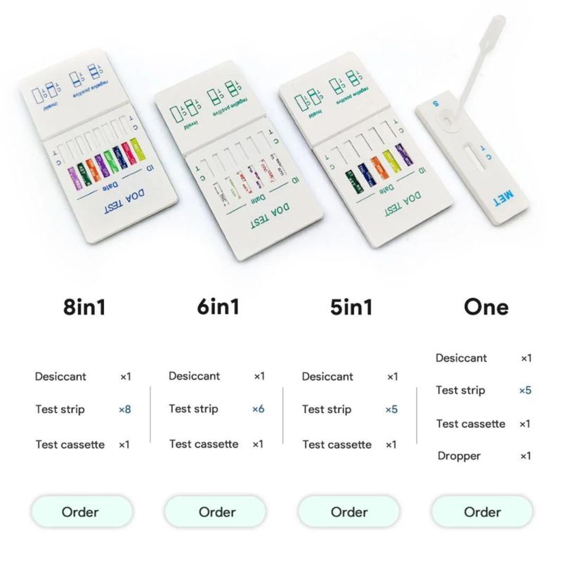 Alps Wholesale 5in1 6in1 8in1 Drug Rapid Test Kit Cassette