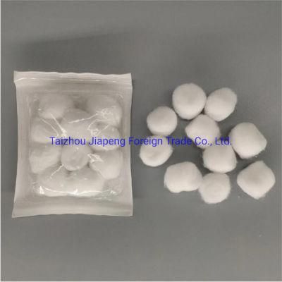100% Pure Cotton Medical Absorbent Non-Sterilized and Sterilized Cotton Balls