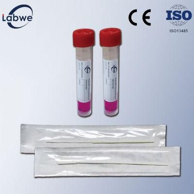 Disposable Virus Transport Medium Flocked Swab Virus Sampling Tube