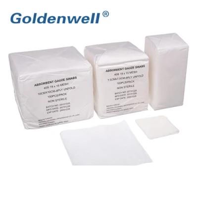 Absorbent Gauze Pad Gauze Swab Gauze Sponge with Different Meshes