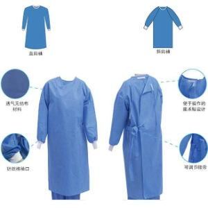 Level 1 Sterile Non Woven SMS Surgical Gown Sterile Waterproof SMS Disposable