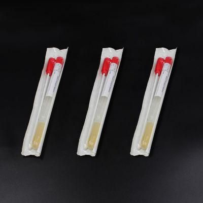 High Quality Disposable Transport Medium Viscose Swab with Tube
