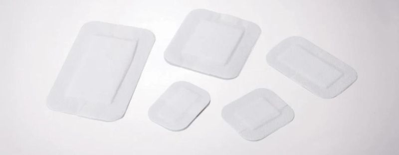 Medical PU Film Wound Care Dressing with Non-Woven Absorbent Pad