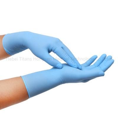 Titanfine Economical Custom Design Powder Free Exam Gloves Nitrile Disposable