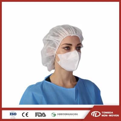 Hot Selling Disposable Doctor Cap Surgical Caps Hair Non Woven Clip Mob Bouffant Caps for Clean Room