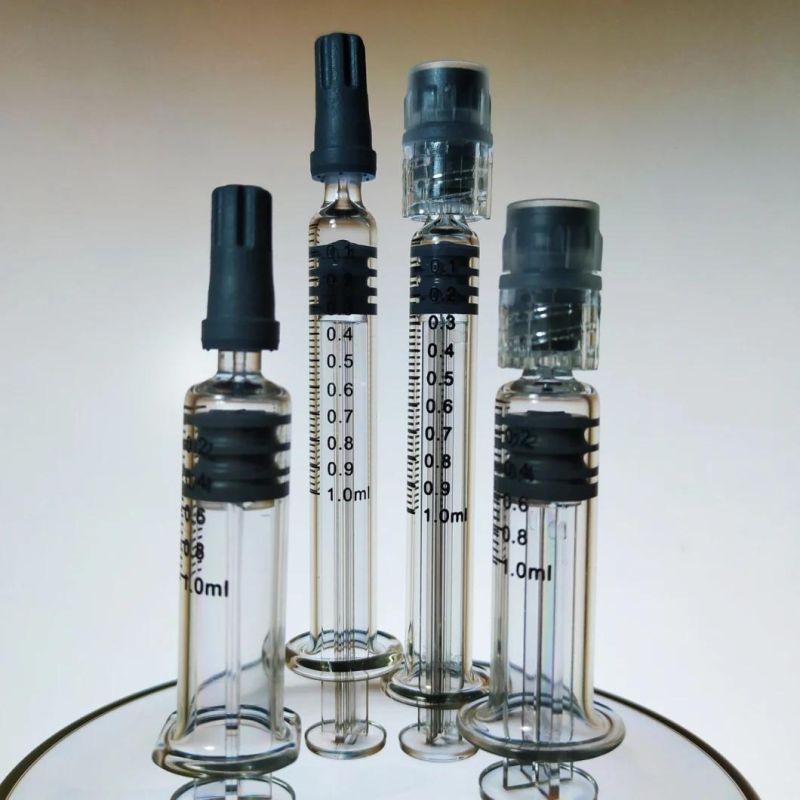 Glass Syringe with Luer Lock, 1ml, 1.5ml, 2.25ml, 3ml, 5ml, Pfs