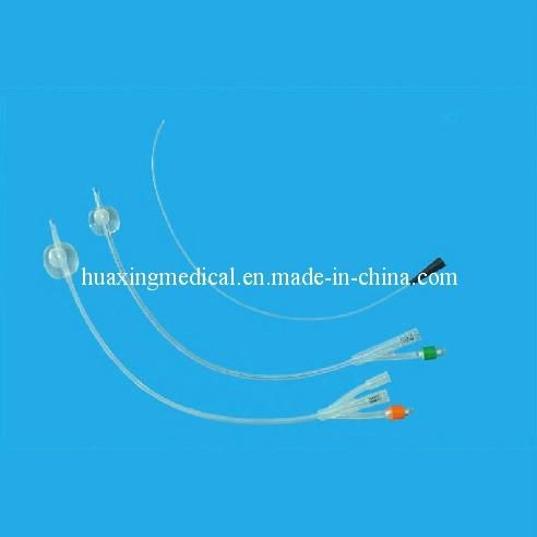 20 Fr All Silicone Foley Catheter for Surgical