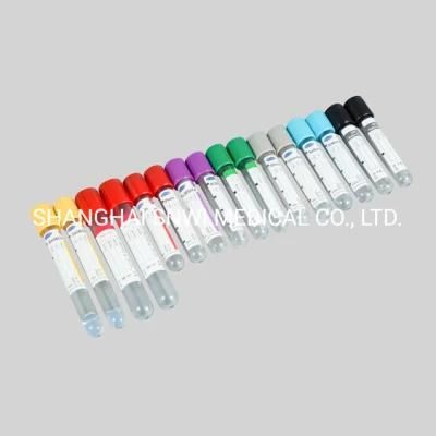 Disposable Medical Supply Glass or Pet EDTA K2 K3 Plain Gel&Clot Heparin ESR Vacuum or Non-Vacuum Blood Collection Test Tube