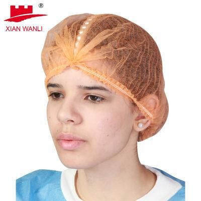 Disposable Non Woven Hair Net Mob Clip Caps Disposable Detectable Clip Cap Bouffant Cap