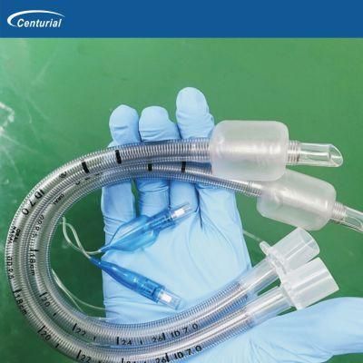 ISO All Size Medical PVC Latex Free Reinforced Endotracheal Tube