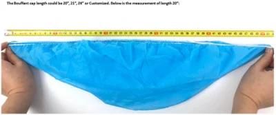 Disposable Hospital Nurses Non Woven Round Bouffant