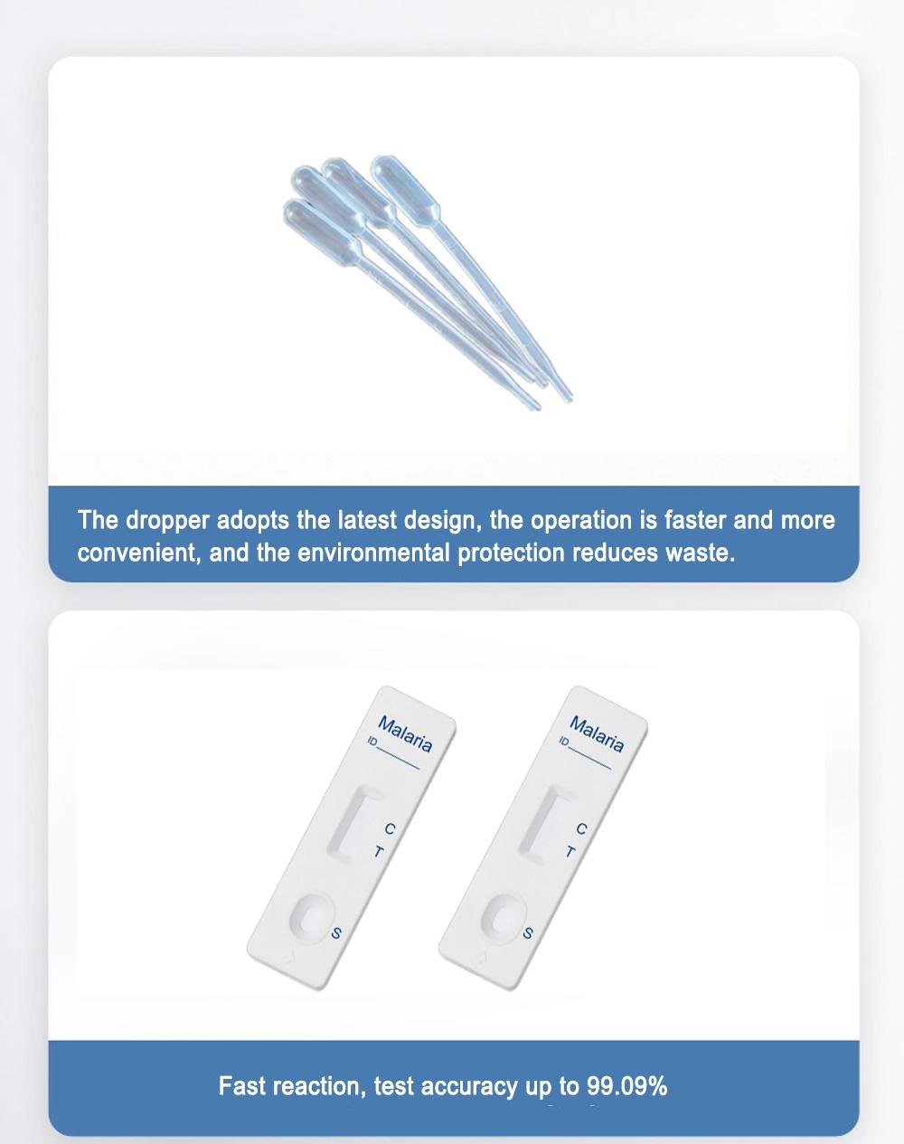 One Step Test Kits CE Approved Malaria Rapid Test Kit