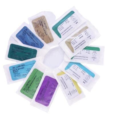 Sterile Medical Absorbable Non Absorbable Surgical Silk/Catgut/PGA/Nylon/Pdo/Pgla/Pgcl/Pgar Suture