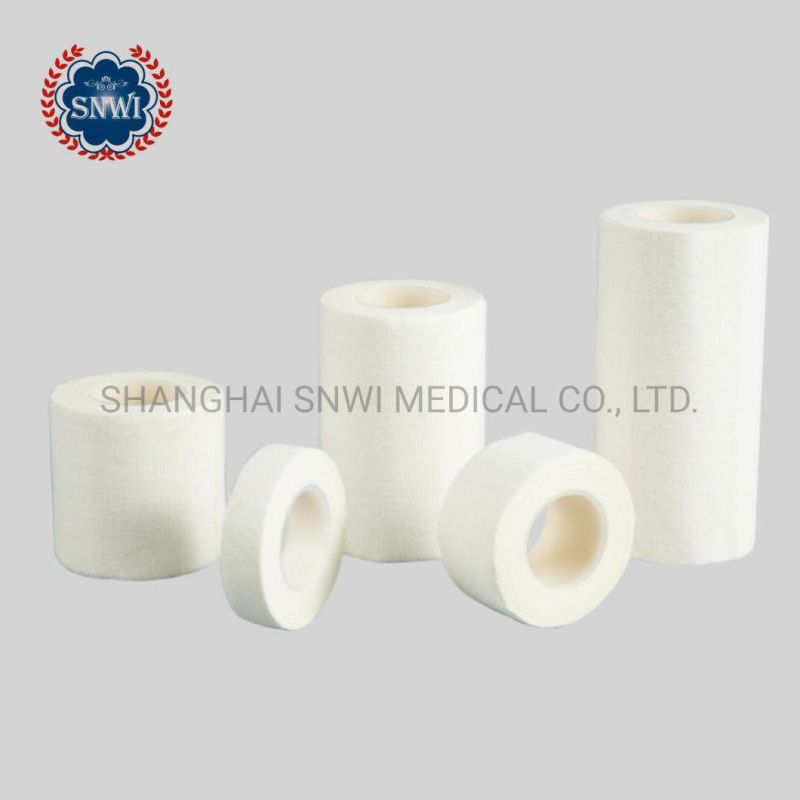 Medical Breathable PE Adhesive Surgical Tape Transpore White Surgical Tape/Silk Tape