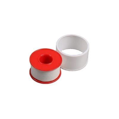Plastic Cannd Medical Disposable 1.25cm X 5 M White Color Cotton Fabric First Aid Tape