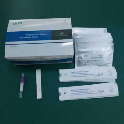 FDA CE Colloidal Gold Method Antigen Rapid Diagnostic Test Cassette