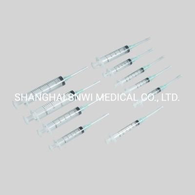 Medical Products Disposable Sterile Plastic Syringe Hypodermic Injection Syringe with or Without Needle