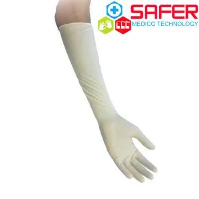 Medical Disposable Latex Gynaecological Glove with Powdered