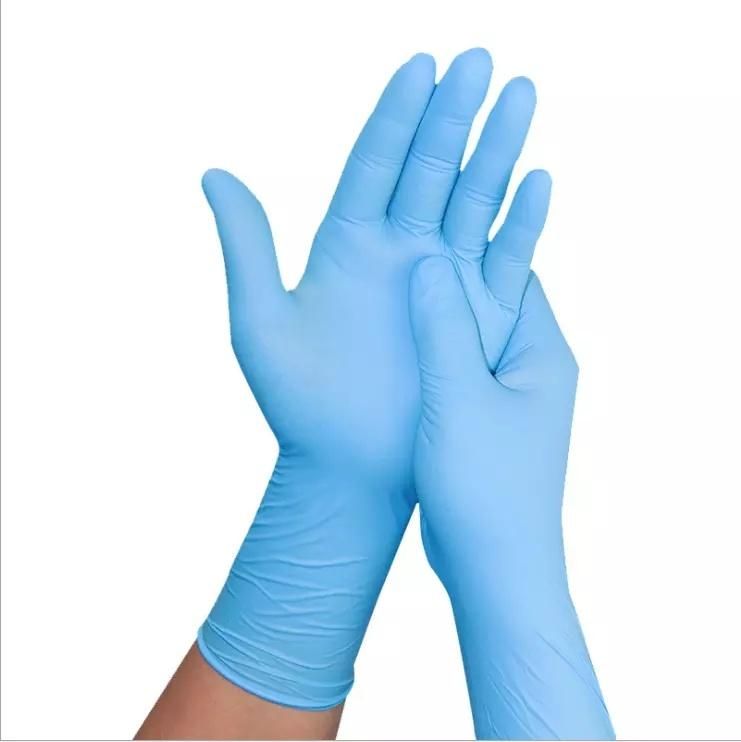 Disposable Nitrile Gloves Waterproof Exam Gloves Ambidextrous for Medical House Gloves