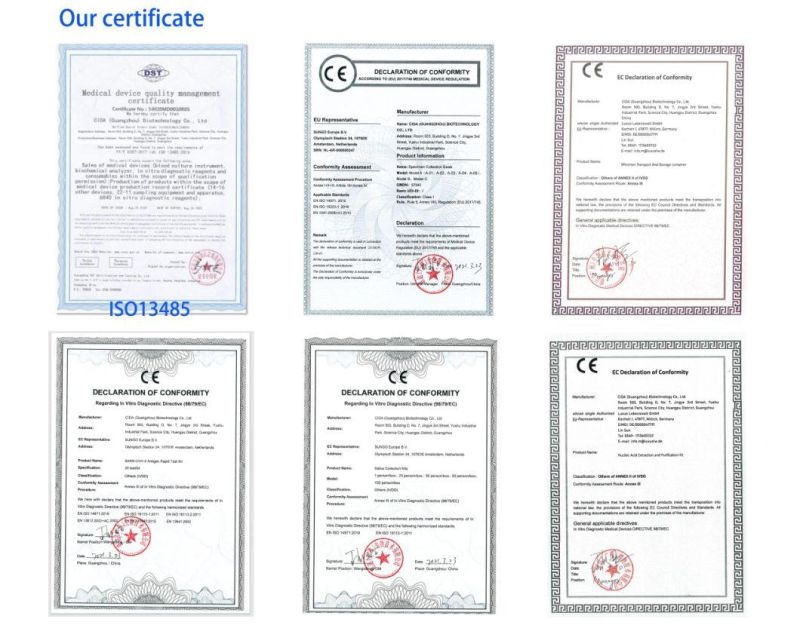 Medical Universal Virus Transport Medium Utm Vtm Kits