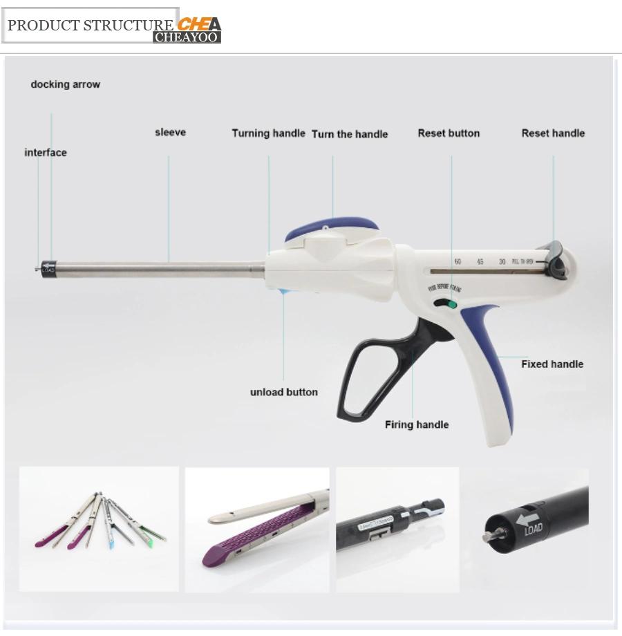 Disposable Manual Echelon Endo Path Flex Cutter Stapler 45 and 60mm Laparoscopic Surgical Stapler