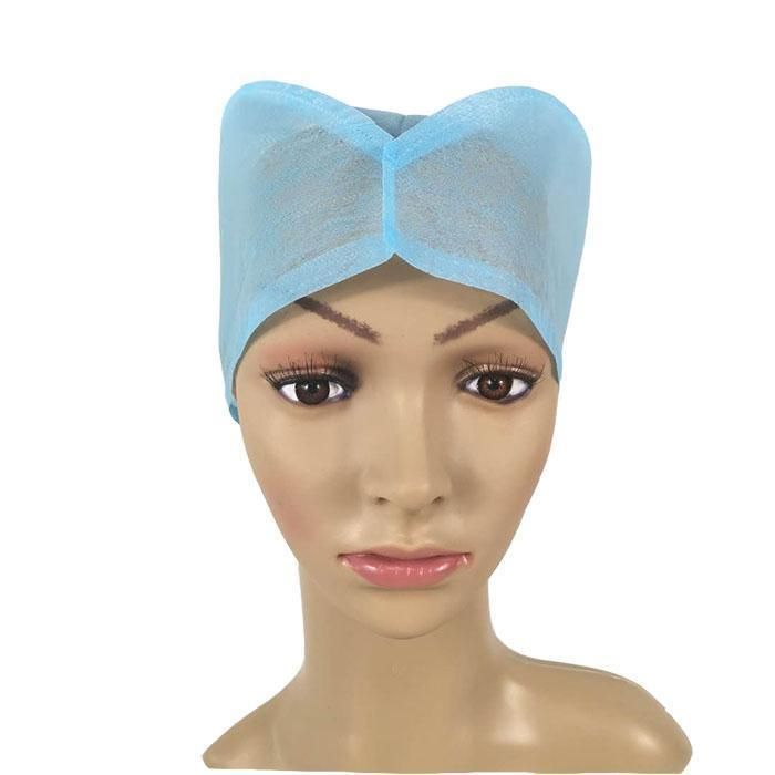 ISO13485 Certified Hygienic Protection Blue Safety Surgical Disposable Hospital Surgical SBPP Polypropylene Factory Surgeon Non-Woven Cap