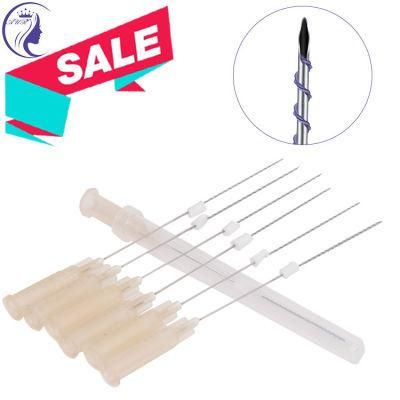 Needle Pdo Monofilament Lift Skin Tightening Needle with Screw Polydioxanone Tornado Thread