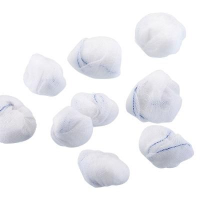 Absorbent Non Woven Peanut Gauze Balls with X-ray