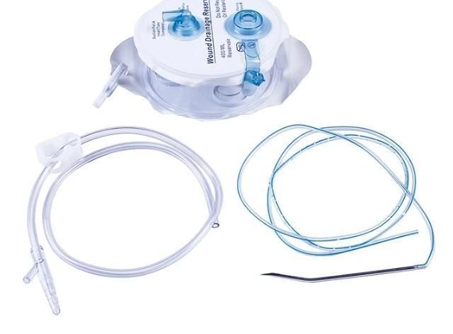 Disposable Negative Pressure Closed Wound Drainage Reservoir System Spring Type 600ml