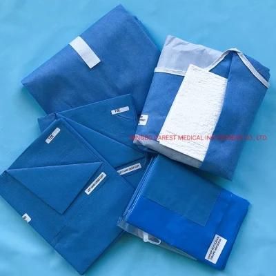 Factory Supply Sterile Surgical Delivery Pack Portable Disposable Ob Pack