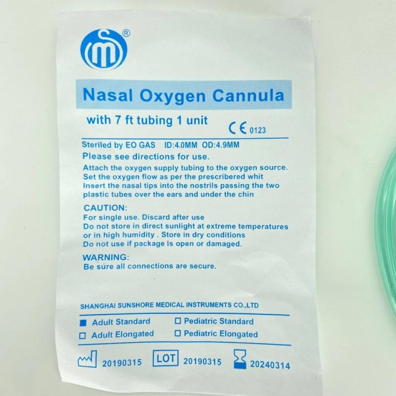 PVC Adult / Infant Nasal Oxygen Cannula
