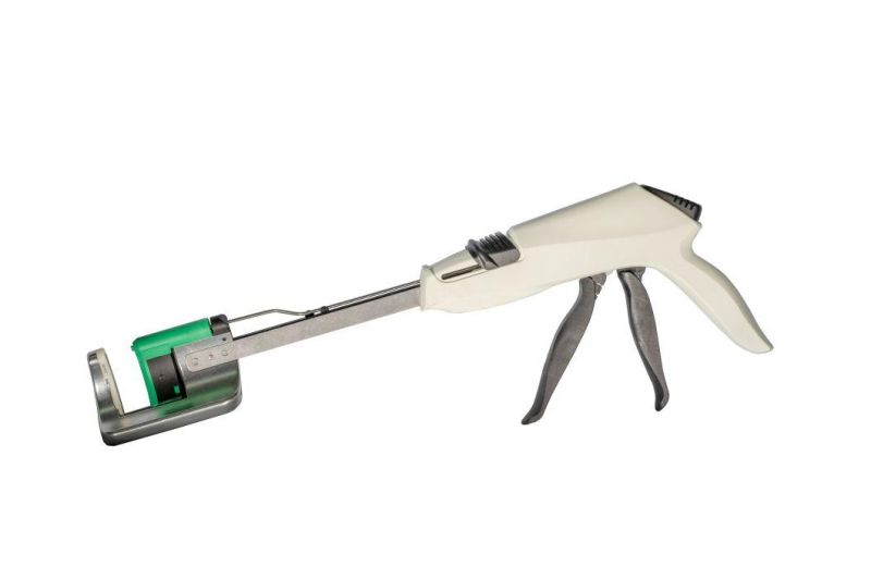 Disposable Curved Cutter Stapler and Reloads