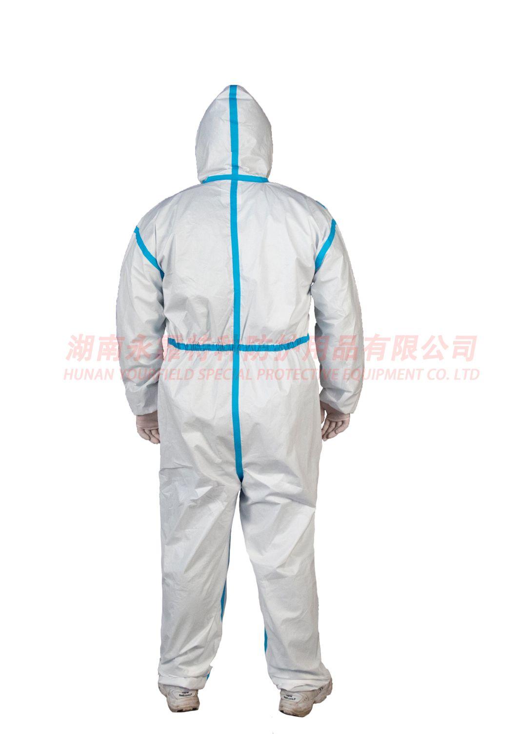 Yourfield Non-Sterile Disposable Protective Coverall Protective Clothing