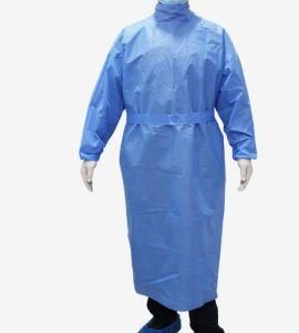 Disposable Waterproof Non-Woven Quick Delivery Medical Isolation Gown