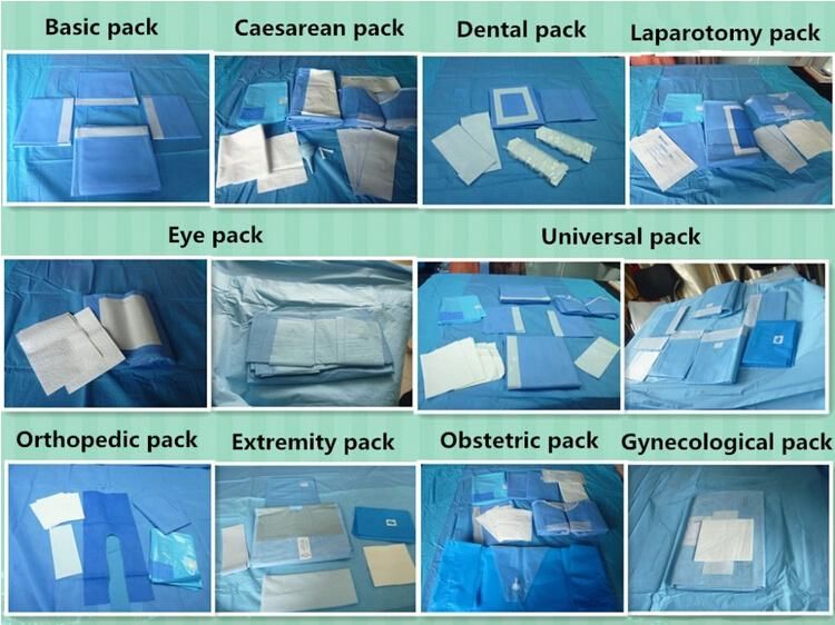 Surgical Consumables Sterile Surgical Extremity Pack with Gowns