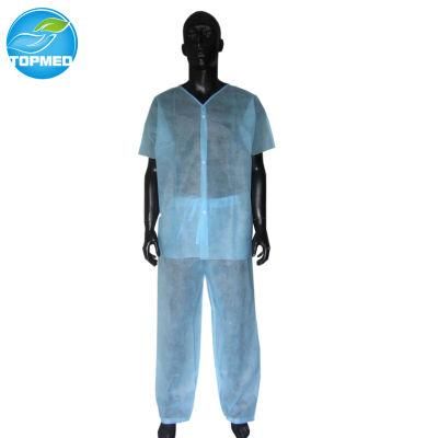 PP Disposable Patient Suits Seperate Clothes for Surgical Exam