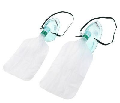 Disposable Non-Rebreathing Oxygen Mask with 600ml or 800ml or 1000ml Reservoir Bag