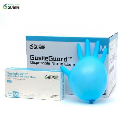 Disposable Medical Examination Blue Nitrile Gloves Powder Free for Use Protective Gloves