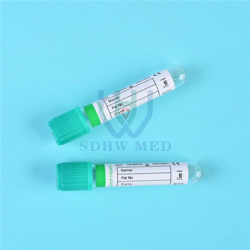 Pet Glass 3-10ml Medical Vacuum Blood Collection Serum Plastic Tube
