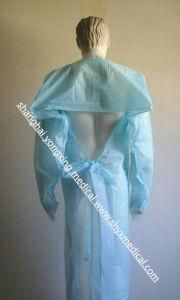 Disposable PE/CPE/LDPE/HDPE Surgical Gown for Surgical/Medical/Dental/Lab