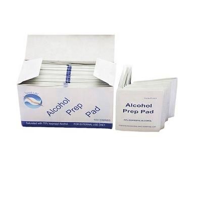 Non Woven Alcohol Swab Individually Wrapped 70-75% Isopropyl Alcohol Prep Pad