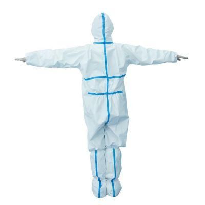 High Quality Disposable Coverall Suit Medical Isolation Gown Protective Clothing