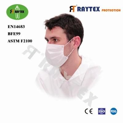 Blue&White&Pink 3ply Disposable Nonwoven Face Mask with The Highest Quality 3ply with En14683typeiir Standard